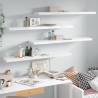 Floating Wall Shelves 4 pcs High Gloss White 120x23.5x3.8 cm MDF Colour high gloss white Size 120 x 23.5 x 3.8 cm Quantity in Package 4 Number of Pieces 1 