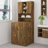 Washing Machine Cabinet - Smoked Oak Engineered Wood | HipoMarket