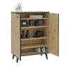 FMD Shoe Cabinet - 5 Compartments Artisan Oak | Hipomarket