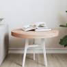 Table Top Ø50x4 cm Round Solid Wood Beech Colour light brown Size 50 x 4 cm Quantity in Package 1 