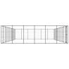 Durable Outdoor Dog Kennel Steel - 79.86 m² | Hipo Market