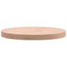 Round Solid Wood Beech Table Top Ø50x4 cm | Hipo Market