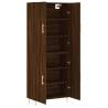 Stylish Highboard in Brown Oak | 69.5x34x180 cm | Hipomarket