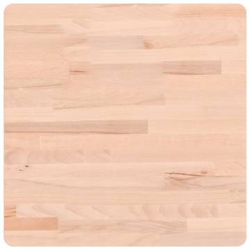 Table Top 50x50 cm – Solid Beech Wood Square Surface