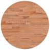 Round Solid Wood Beech Table Top Ø50x2.5 cm | HipoMarket