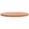 Round Solid Wood Beech Table Top Ø50x2.5 cm | HipoMarket