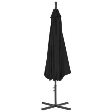 Cantilever Umbrella 300 cm Black - Stylish Outdoor Shade