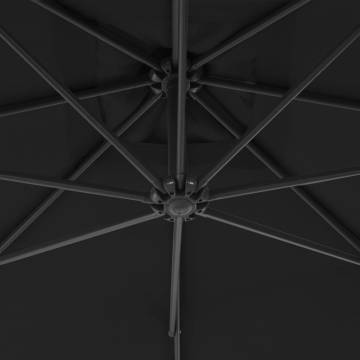 Cantilever Umbrella 300 cm Black - Stylish Outdoor Shade