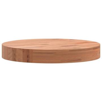 Round Table Top Ø30 cm - Solid Beech Wood | Hipo Market