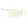 Manual Retractable Awning 4x3m Cream - Stylish & Durable