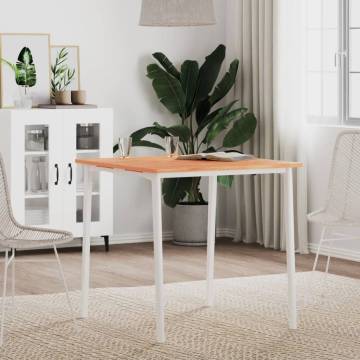 Table Top 70x70 cm Square Solid Beech Wood - Durable & Stylish