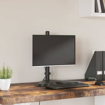 Adjustable Monitor Mount - Black Steel VESA 75/100 mm