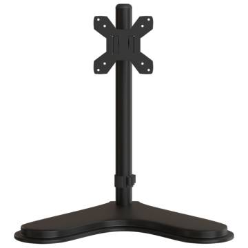 Adjustable Monitor Mount - Black Steel VESA 75/100 mm