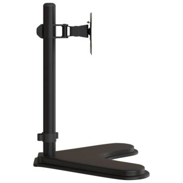 Adjustable Monitor Mount - Black Steel VESA 75/100 mm