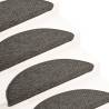 Carpet Stair Treads 15 pcs Anthracite | Non-Slip & Safe