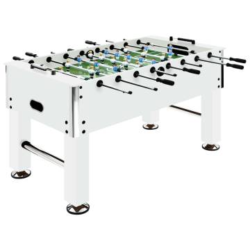 Football Table Steel - 60 kg | 140x74.5x87.5 cm White