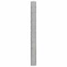 Garden Fence Posts 10 pcs Silver 220 cm Galvanised Steel