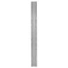 Garden Fence Posts 10 pcs Silver 220 cm Galvanised Steel