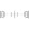 Outdoor Dog Kennel Steel 50.82 m² - Safe & Durable Play Area