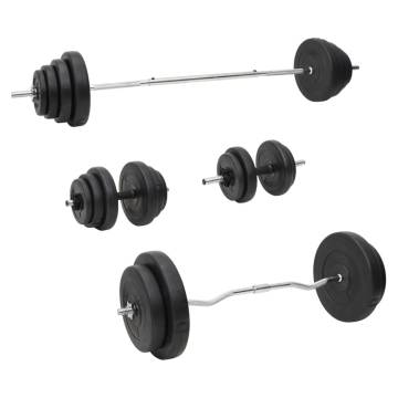 Barbell and Dumbbell Set 120 kg - Versatile Workout Equipment