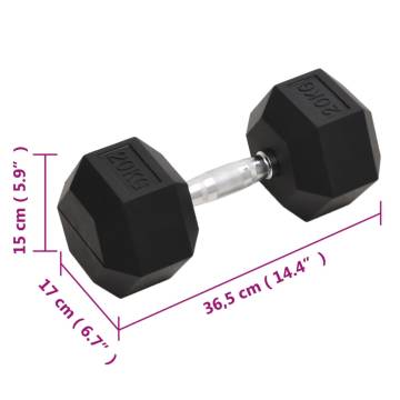 20 kg Cast Iron Dumbbell - Durable & Versatile Workout