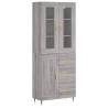 Elegant Highboard Grey Sonoma – Stylish Storage Solution