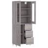 Elegant Highboard Grey Sonoma – Stylish Storage Solution