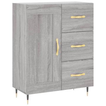 Elegant Highboard Grey Sonoma – Stylish Storage Solution