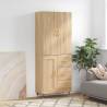 Highboard Sonoma Oak 69.5x34x180 cm Engineered Wood Colour sonoma oak Quantity in Package 1 Model 1 wood door 3 drawers 