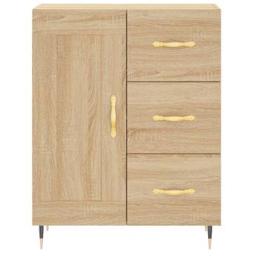 Stylish Highboard Sonoma Oak - 69.5x34x180 cm | HipoMarket