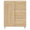 Stylish Highboard Sonoma Oak - 69.5x34x180 cm | HipoMarket