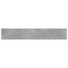 Bookshelf Boards 4 pcs Concrete Grey - Stylish Storage Solution