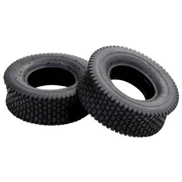 High-Quality Wheelbarrow Tyres | 2 pcs 13x5.00-6 Rubber