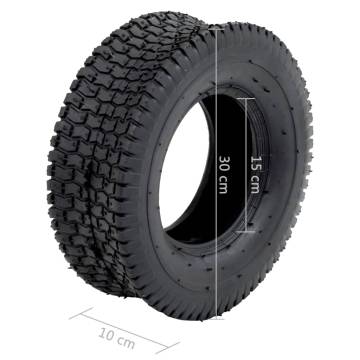 High-Quality Wheelbarrow Tyres | 2 pcs 13x5.00-6 Rubber