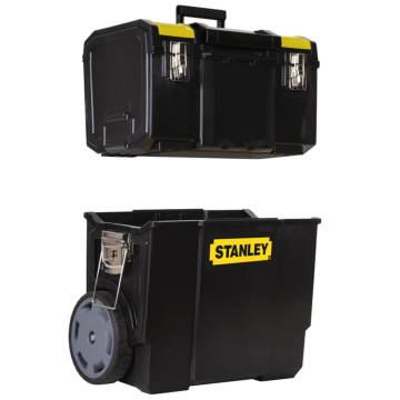 Stanley Mobile Work Centre Plastic Black - 3-in-1 Storage Solution