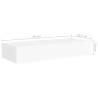 Wall-mounted Drawer Shelves 2 pcs - Elegant White Design