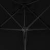 Outdoor Parasol with Steel Pole - Black 300x230 cm