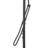 Outdoor Parasol with Steel Pole - Black 300x230 cm