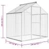 Outdoor Aluminium Aviary 178x122x194 cm - Safe for Birds