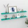 Wall Shelves 2 pcs Blue 115x9x3 cm Colour blue Size 115 x 9 x 3 cm Quantity in Package 2 