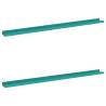 Stylish Blue Wall Shelves - 2 pcs | 115x9x3 cm for Your Home