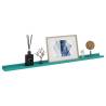 Stylish Blue Wall Shelves - 2 pcs | 115x9x3 cm for Your Home