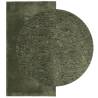 HUARTE Short Pile Soft Washable Rug - Forest Green 60x110 cm