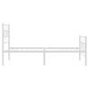 Metal Bed Frame with Headboard & Footboard - Small Single