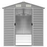 Light Grey Garden Shed | Galvanised Steel | Ample Storage