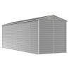 Light Grey Garden Shed | Galvanised Steel | Ample Storage