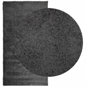 Shaggy Rug High Pile Modern Anthracite 80x150 cm | HipoMarket