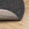 Soft Shaggy Rug High Pile Modern Anthracite Ø 120 cm