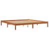 Wax Brown Bed Frame 200x200 cm | Solid Pine Wood - HipoMarket