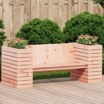 Planter Bench 167.5x60x65 cm - Solid Douglas Wood | Hipomarket